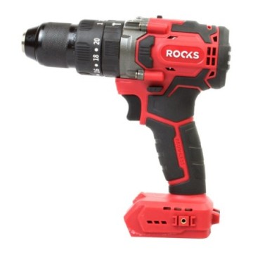 Zestaw elektronarzędzi rooks 20v aq-one wkrętarka lampa robocza akumulator 2ah