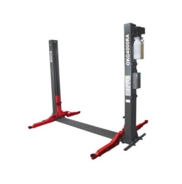 Outlet podnośnik dwukolumnowy elektrohydrauliczny automatyczny 4t łączony dołem na ramie arm 3-2 p 2820mm 400v okg-4000ra