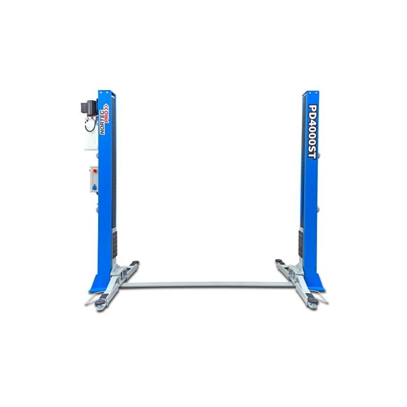 Podnośnik dwukolumnowy elektrohydrauliczny automatyczny system aps 4t łączony dołem arm 3-2 p 2830mm 400v pd4000st nortec