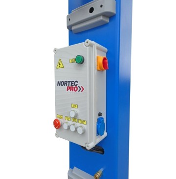 Podnośnik dwukolumnowy elektrohydrauliczny automatyczny system aps 4t łączony dołem arm 3-2 p 2830mm 400v pd4000st nortec