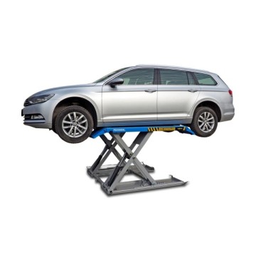 Podnośnik nożycowy niskiego podnoszenia platformy 35t mobilny 110-1200mm blokady el 230v pn3500dxl