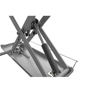 Podnośnik nożycowy niskiego podnoszenia platformy 35t mobilny 110-1200mm blokady el 230v pn3500dxl