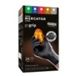 Rękawice nitrylowe bezpudrowe gogrip czarne black one by one (op 100 szt) rozm l