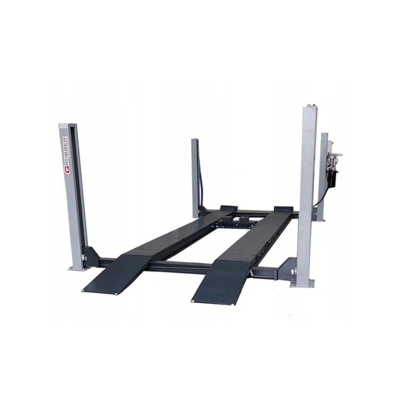 Podnośnik czterokolumnowy półautomatyczny do geometrii 5t platformy 5492mm regulowany prześwit 400v sdw-503d pro grubber