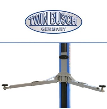 Podnośnik dwukolumnowy elektrohydrauliczny automatyczny 42t łączony górą arm 2-2 p 2850mm wys 4300mm 400v tw 242pe b43