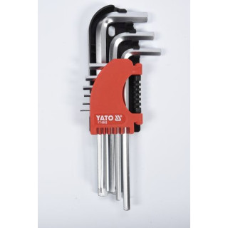 KLUCZE IMBUSOWE HEX 2-10MM, KPL. 9SZT.