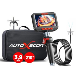 AUTOXSCAN X306 3,9MM KAMERA INSPEKCYJNA Z RUCHOMĄ GŁOWICĄ 210 STOPNI