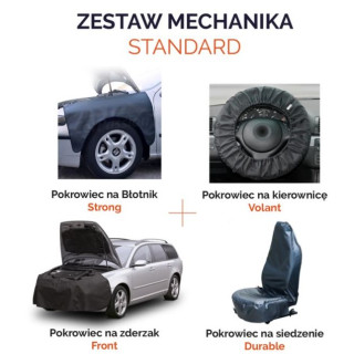 ZESTAW MECHANIKA STANDARD POKROWCE 4 SZT.