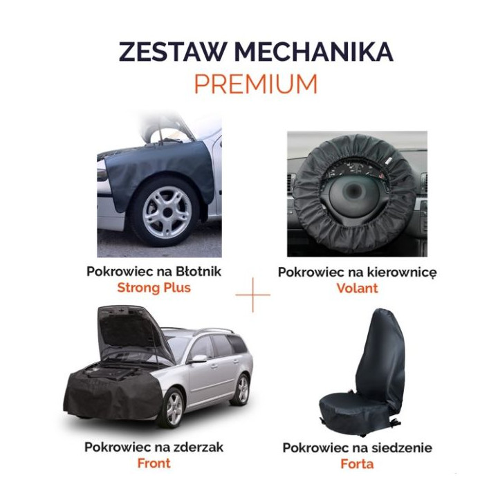 ZESTAW MECHANIKA PREMIUM POKROWCE 4 SZT.
