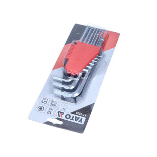 KLUCZE HEX KULKA 10CZ.2-12MM