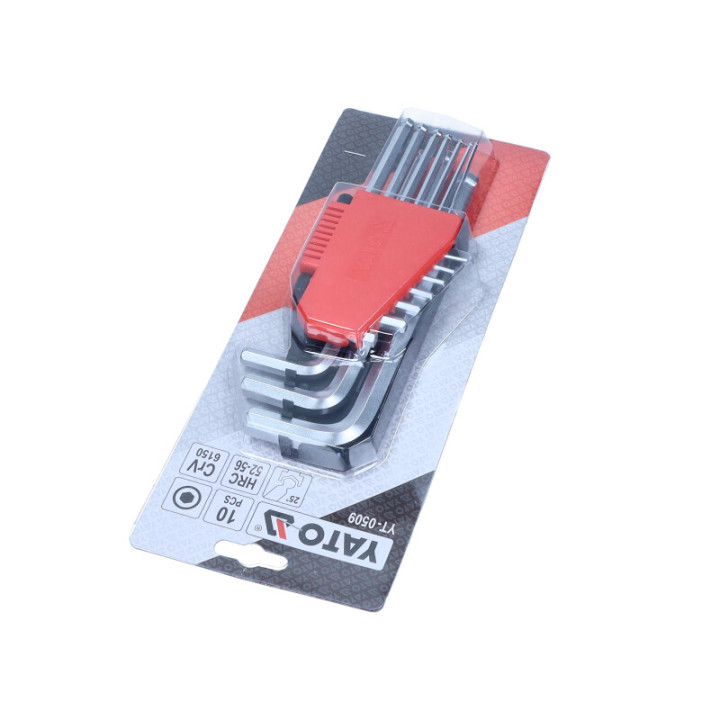 KLUCZE HEX KULKA 10CZ.2-12MM