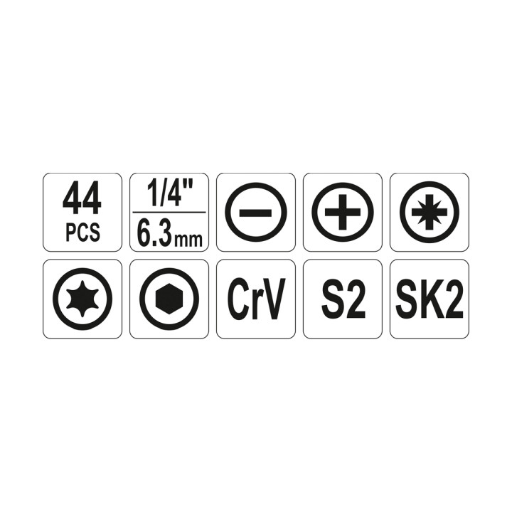 ZESTAW NARZĘDZI 44CZ. W ETUI