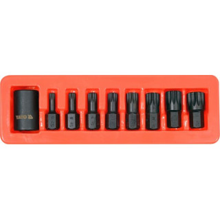 ZESTAW UDAROWYCH KLUCZY TRZPIENIOWYCH SPLINE 1/2"